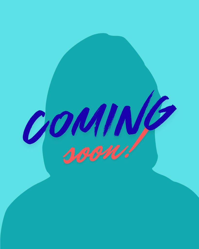 A simple graphic with a head silhouette and the title "coming soon!"